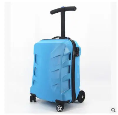 Brand 21"scooter suitcase with wheels Travel Luggage Case micro Scooter Case quality skateboard rolling luggage suitcase Baggage