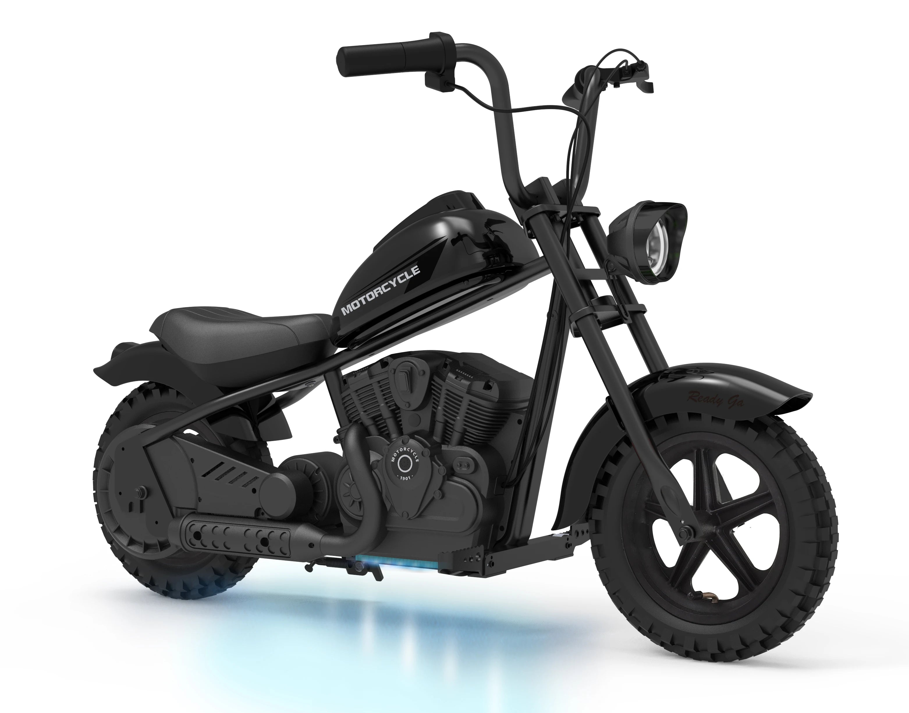 24V Electric Dirt Bike, 250W Electric Motorcycle w/LED Light, Leather Seat- Two Speed Max Up to 14MPH & 60 Minutes Motorbike