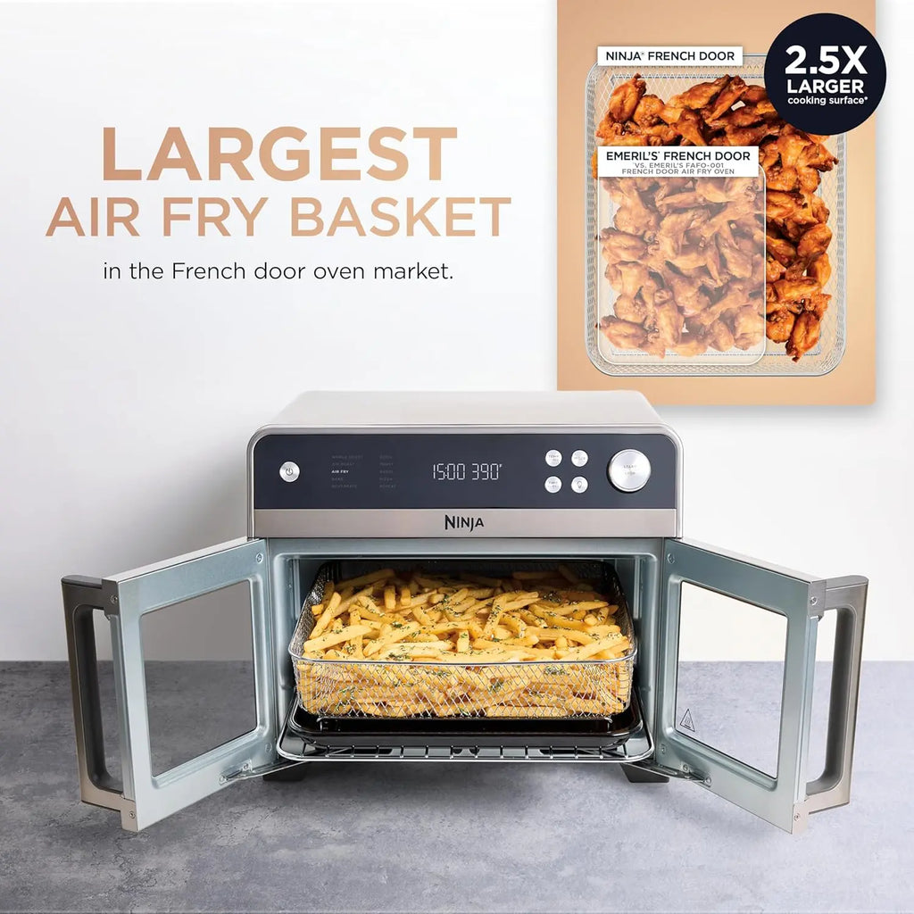 French Door Premier Air Fryer, Convection Oven & Toaster, 5-Qt, PFAS-Free, Dishwasher-Safe Accessories, FO101