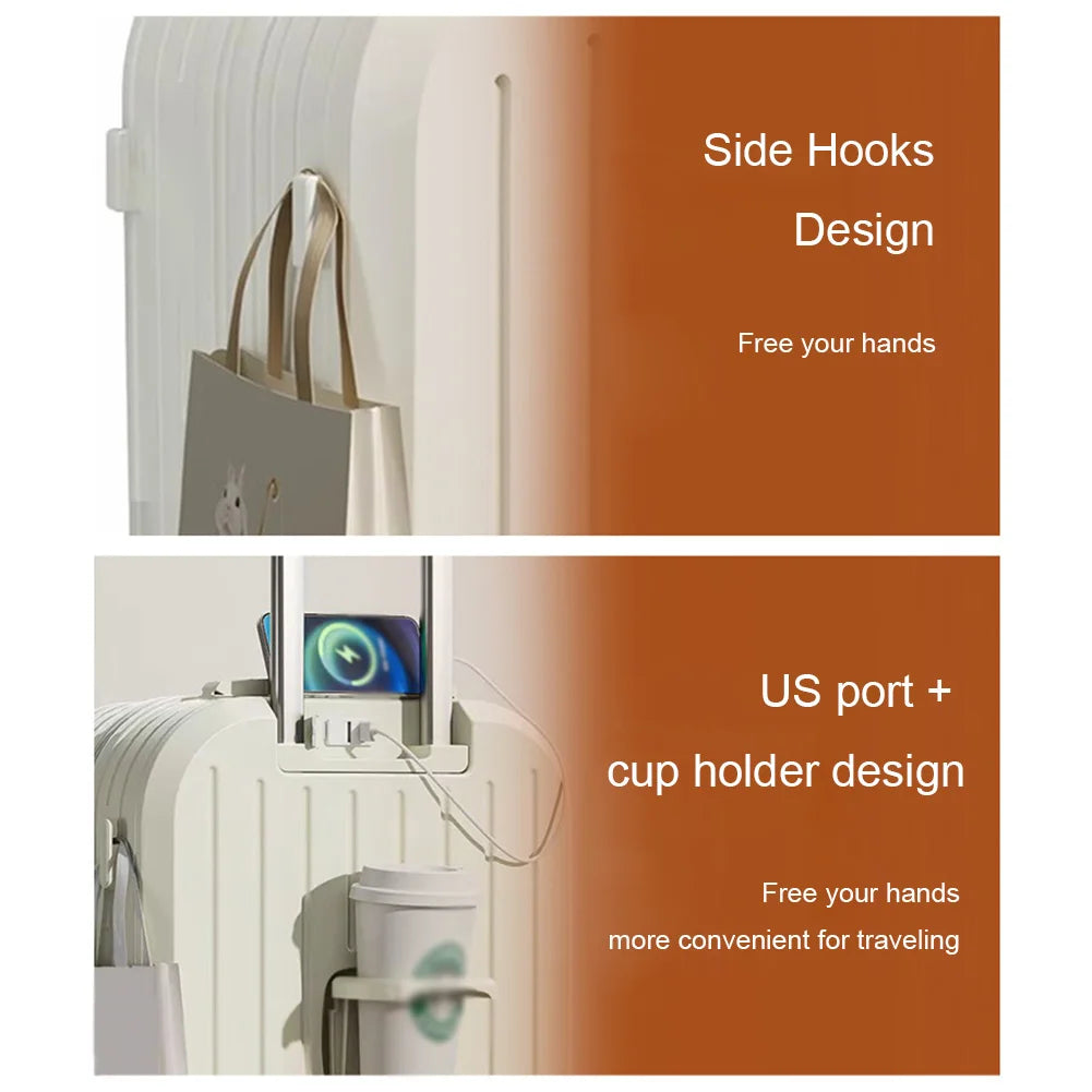 12 Inch 20 Inch 24 Inch Large Capacity Luggage Set with Spinner Wheels Travel Suitcase On Wheels Zipper Trolley Luggage Bag Case