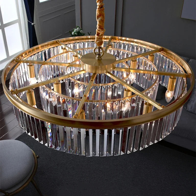 Nordic Designer Luxury Ceiling Chandeliers Modern LED Crystal Pendant Lights for Bedroom Living Room Light Fixtures home decor