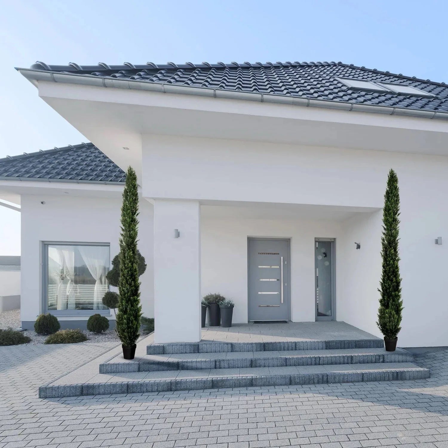 12’ Cedar Topiary Artifical Tree UV (Indoor/Outdoor) Home Decor. Retail $449