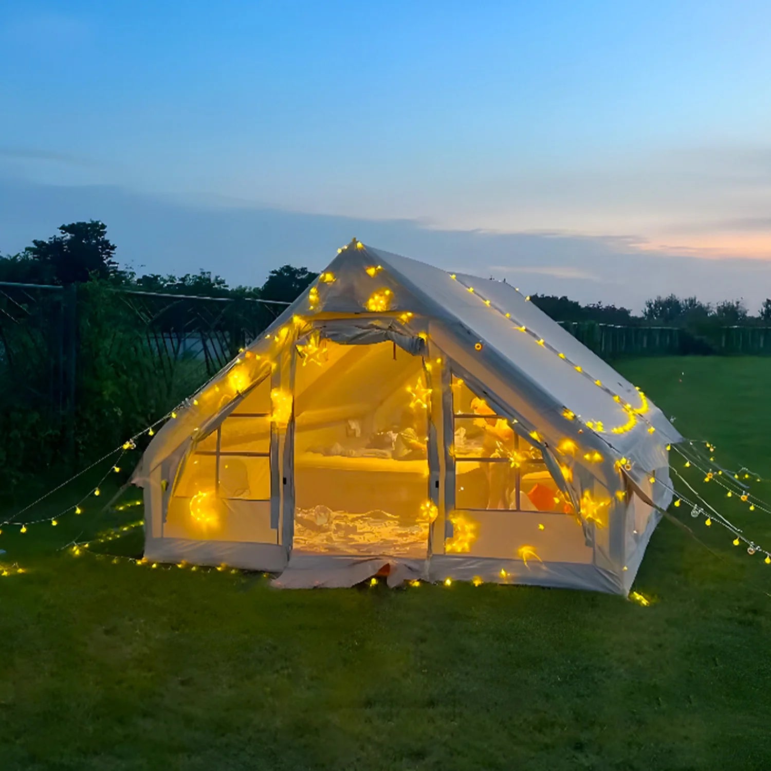 Inflatable Tents for Camping,Large Inflatable Camping Tent with Hand Pump,Inflatable Tent,Easy Setup Tents for Camping Portable