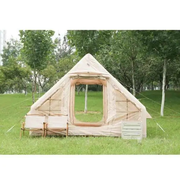Outdoor Easy Setup Waterproof Air Inflatable Cabin Camping Tent House With Hand Pump