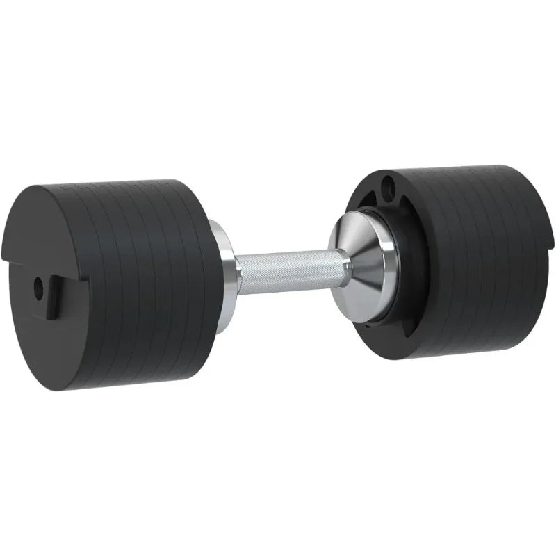 Discount Black Drop Proof 80 lbs Adjustable Dumbbell Set  Adjustable Weights with Cast Iron Plates and Cradle, Knurled Handle
