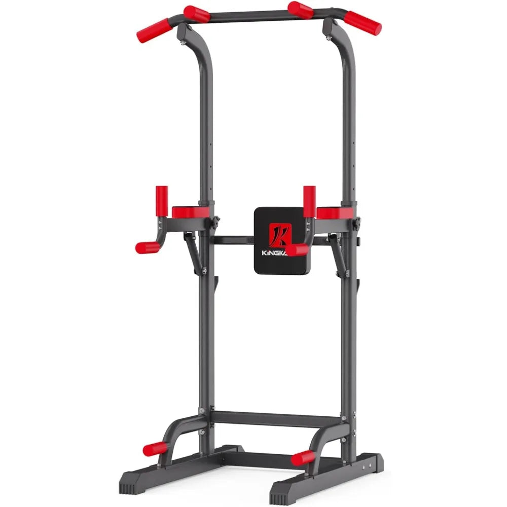 Power Tower Dip Station,Multi-Function Assistive Trainer Pull Up for Home Gym Muscle Building and Beginner Exercises,Load 450LBS