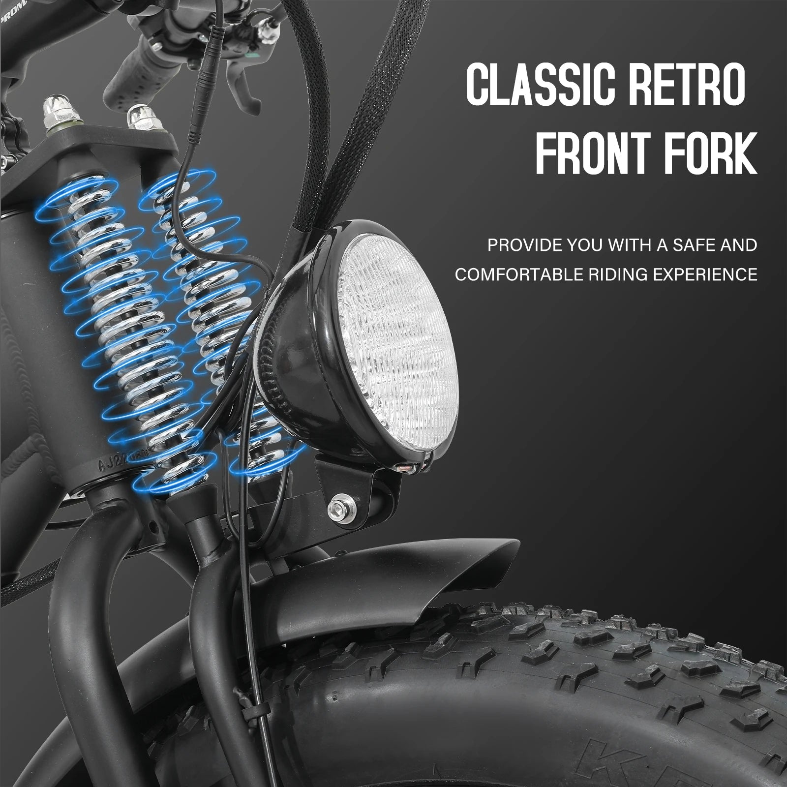 Electric Mountain Bike 48V 37MPH All-Terrain Fat Tire E-Bike, 45 Mile Dual Suspension Off-Road Beach with LCD Display UL