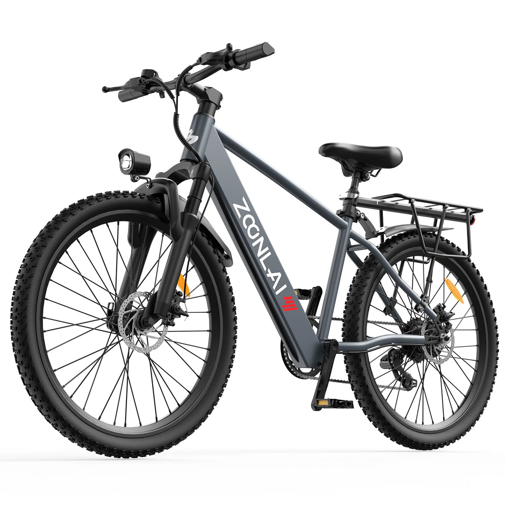 Local Warehouse L24 Adult Ebike Peak 500W  Battery Commuter Electric Bicycle 24*1.95’’ Tire Front Suspension E-bike