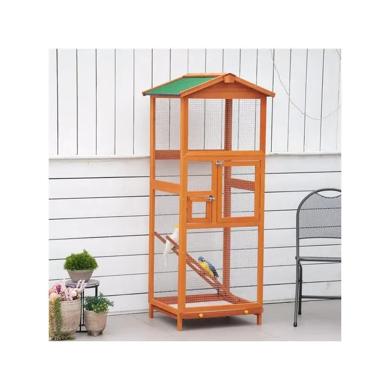 Bird Cage with Stand for Parrots, Finches, and Canaries - Spacious Aviary for Pet Birds, Easy to Clean, Durable Design, Ideal