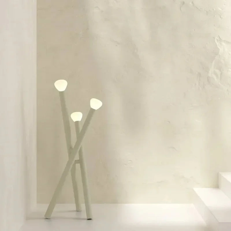 Nordic Floor Lamp Creative Orange Tripod  Standing Lamp Artistic Room Decoration Living Room Simple Lounge Designer Lamp