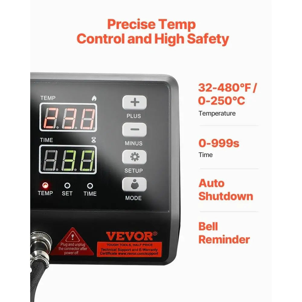 Durable 15x15 Inch 8 in 1 Heat Press Sublimation Machine for T-Shirts Printing Easy Operation