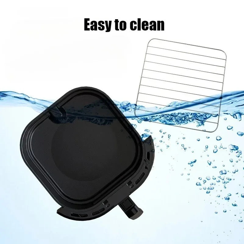 Convenient High-power Air Fryer Large Capacity Screen Touch Control Visual Air Fryers Multi Functional Household Appliances