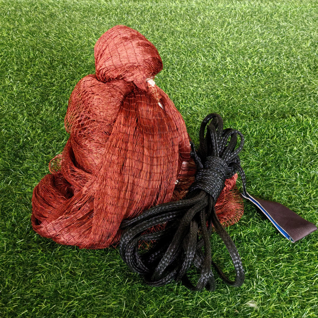 Nylon Multi Strong Horse Line Handmade Custom Galvanized Hollow Lead Drop Bottom Fishing Net Cast Landing Net