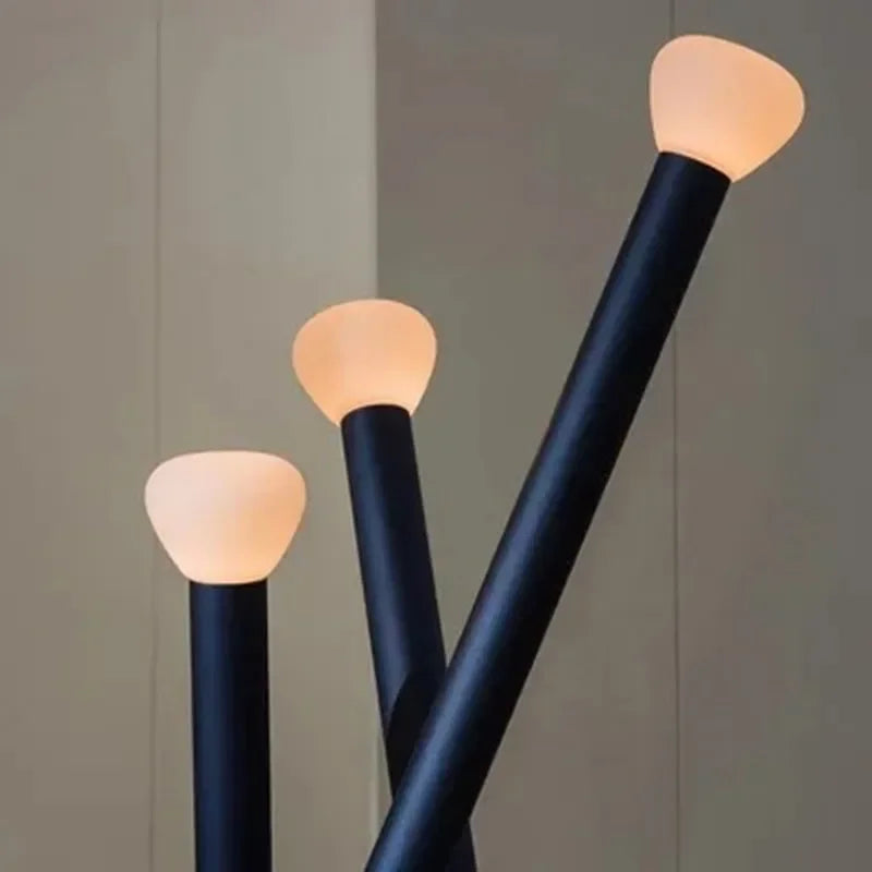 Nordic Floor Lamp Creative Orange Tripod  Standing Lamp Artistic Room Decoration Living Room Simple Lounge Designer Lamp