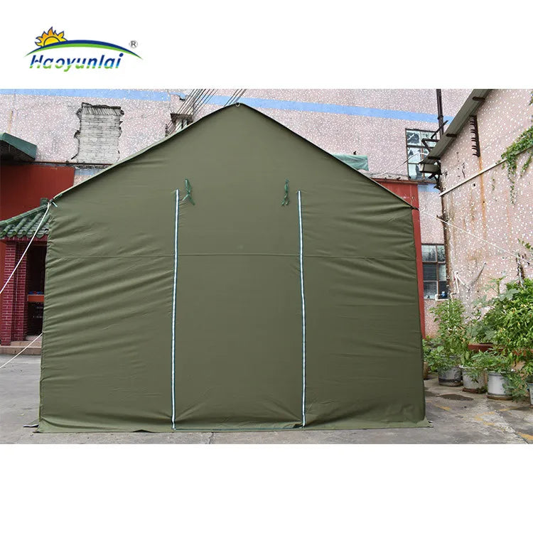 Goodluck Wholesale 3x4m 8 People Relief Tent Refugee Tent Canvas Tents