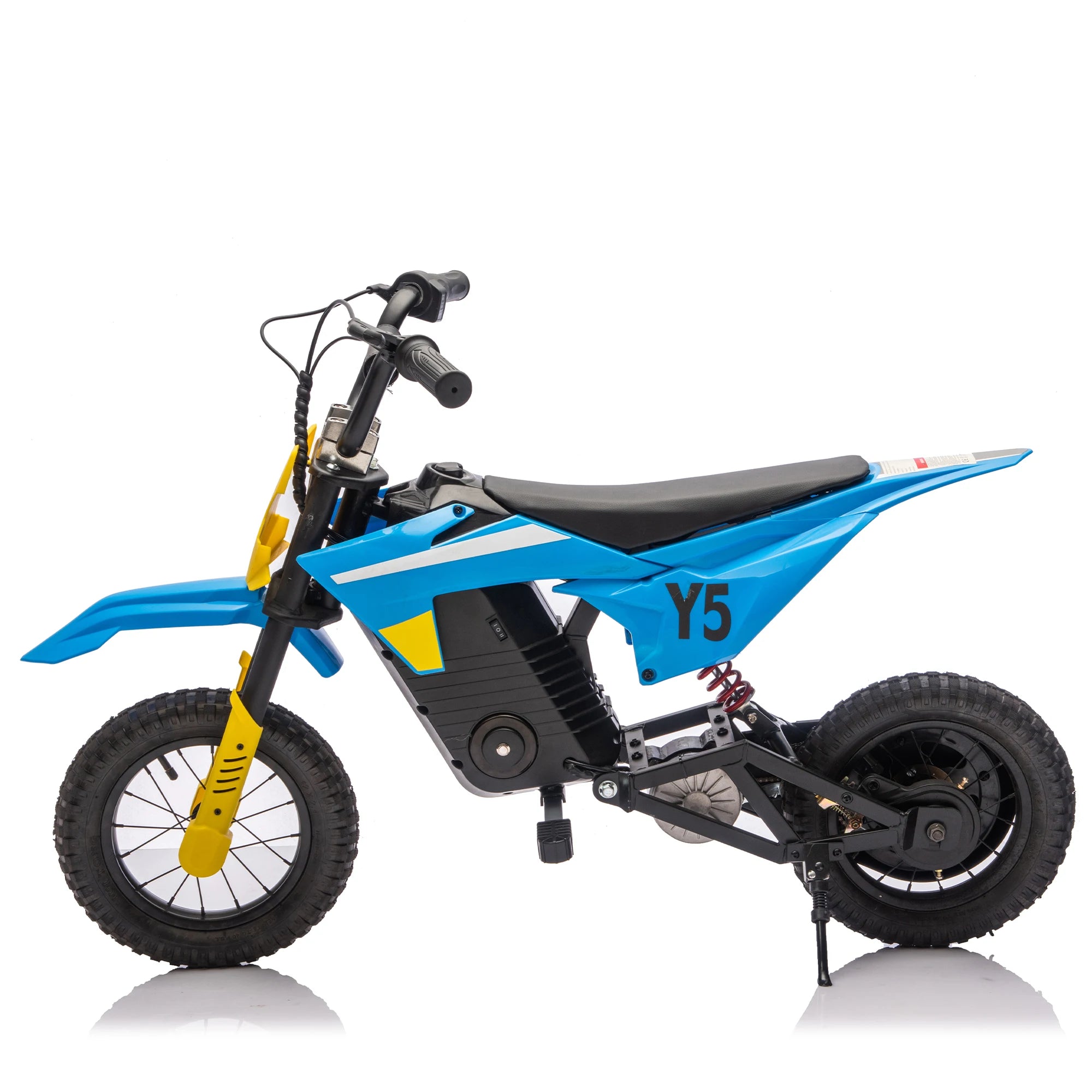 24V 250W Ride On Electric Toy Off-Road Motorcycle, 9.32 MPH Max Speed, 180 lbs Weight Capacity, Fast Charging, Rear Suspension