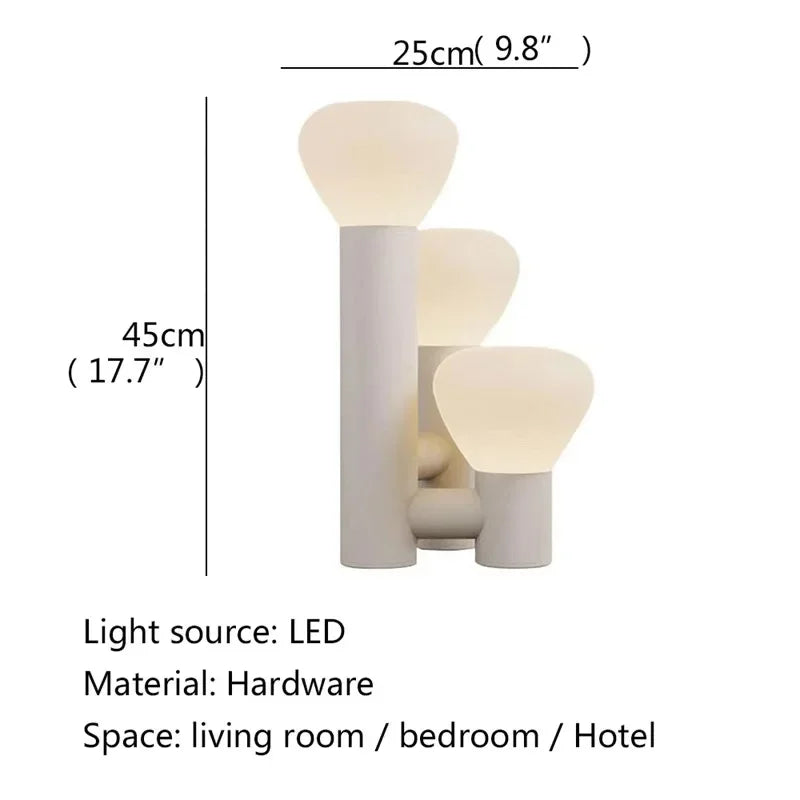 Nordic Floor Lamp Creative Orange Tripod  Standing Lamp Artistic Room Decoration Living Room Simple Lounge Designer Lamp