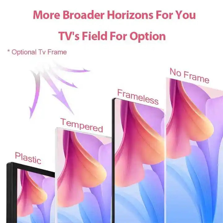 Wholesale Price 4K Android Smart TV 50 55 65 75 85 Inch Custom Logo OEM Unbreakable LED TV HD Definition