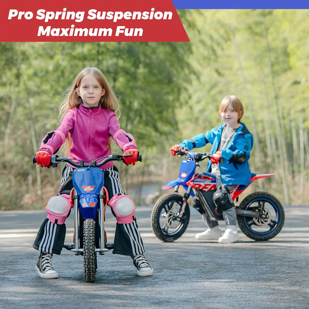 RFN Electric Dirt Bike For Kids-Motorcycle With 700W | 21.7 mph Max Speed, 15.5-Mile Range & 3 Speeds Off-Road Bike for Ages 4-8