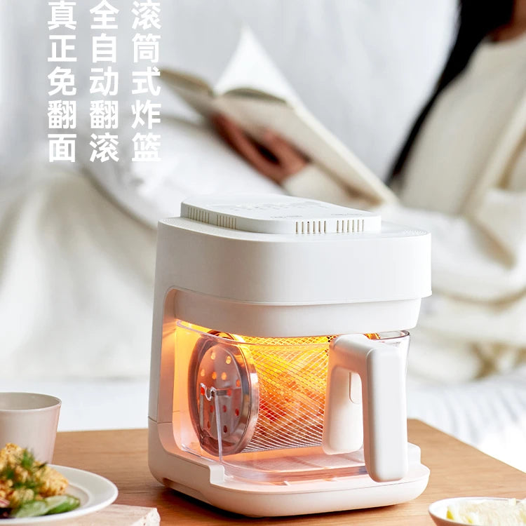 AUX  instant glass box air fryer glass home visualization multi-function smart electric fryer no turn over  air fryers