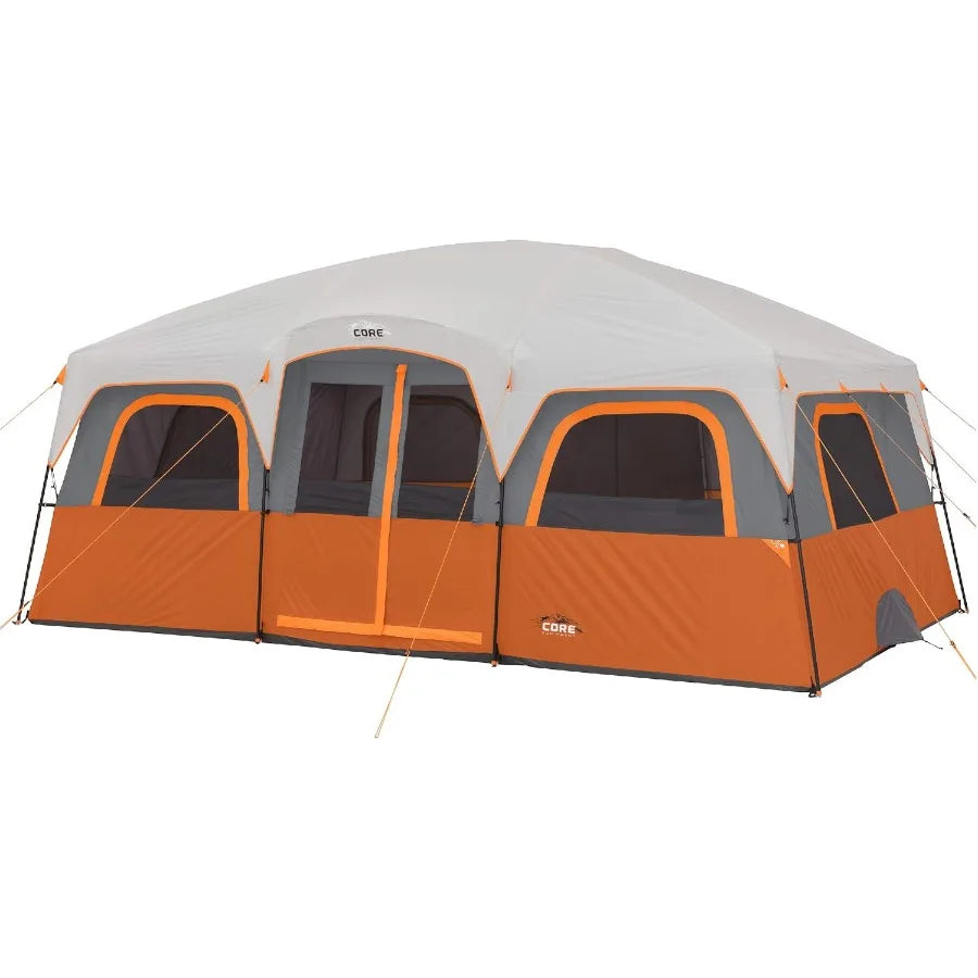 Tent for Family Camping 10 Person/ 11 Person/ 12 Person Large Multi Room Cabin Tents for Car Camping and Outdoor Adventures