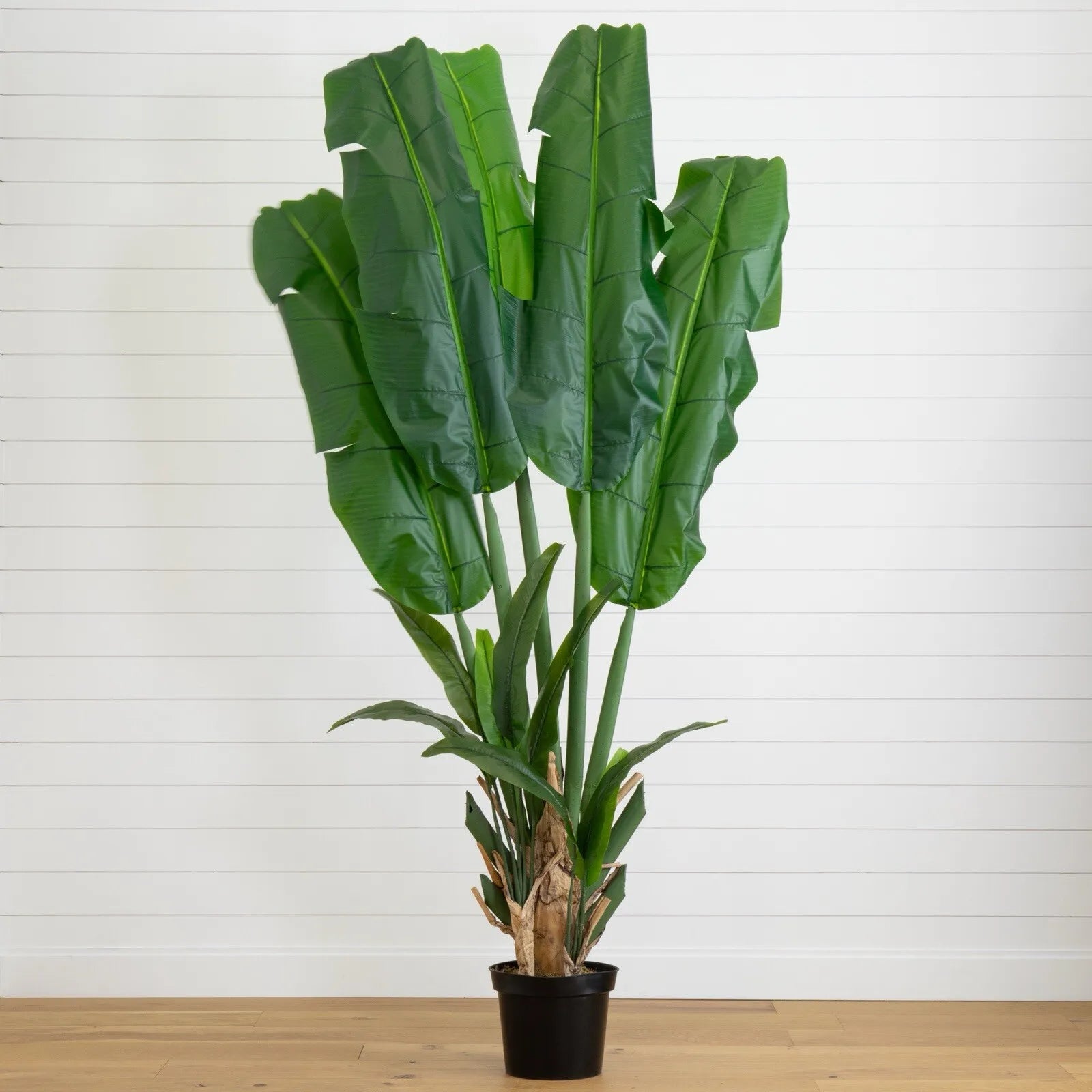 8.5’ Artificial Tropical Giant Travelers Palm Tree Home Decor.