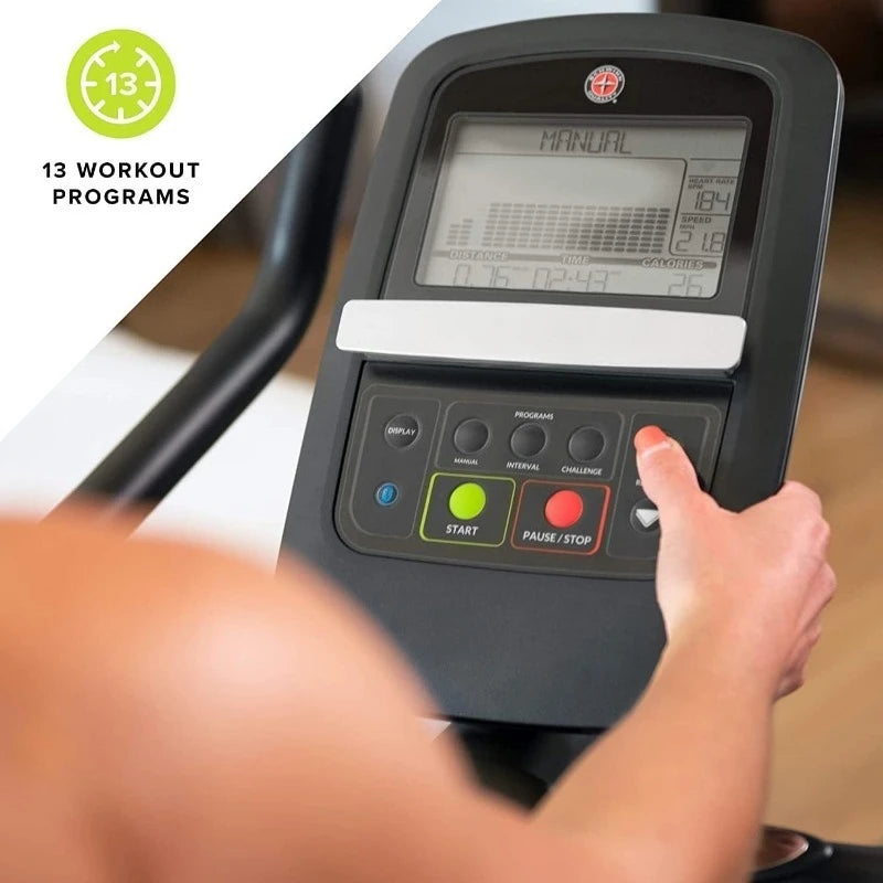 Fitness 130 Upright Bike,Black,Indoor,Magnetic