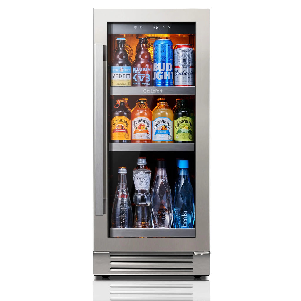 Ca'Lefort 85L Wine Fridge & Cooler – Elegant Compressor Refrigerator for Beverage Storage with Temp Lock & Eco-Friendly Design