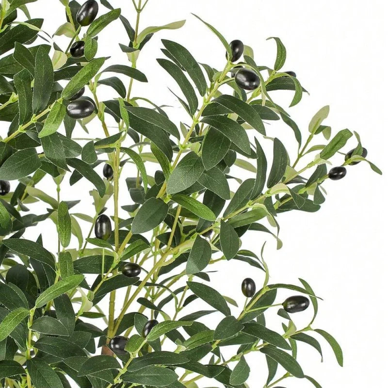 7ft Artificial Olive Plant With Plastic Pot Indoor Outdoor Artificial tree decoration living room Gift Shipping from the USA