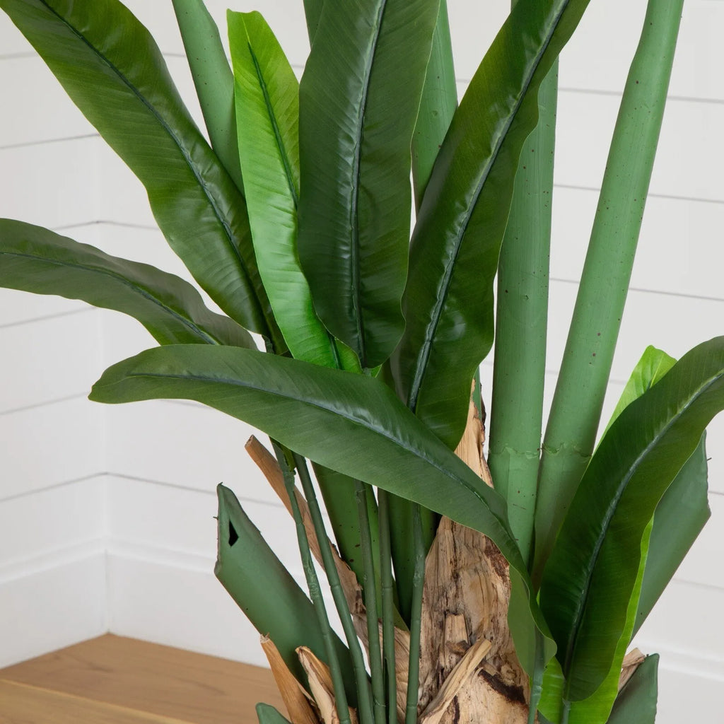 8.5’ Artificial Tropical Giant Travelers Palm Tree Home Decor.