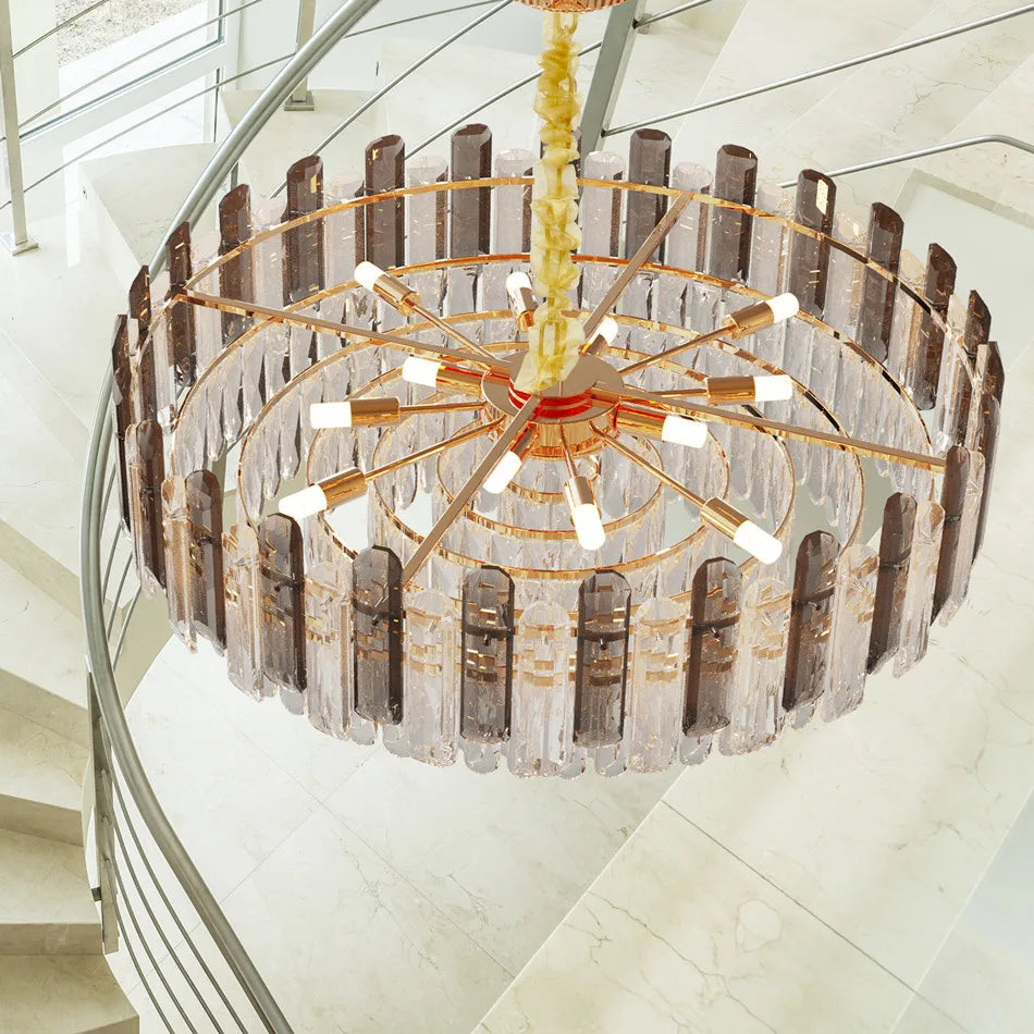 Luxury Crystal Chandelier Light Super Bright Pendant Ceiling Light for Home Hotel Funiture