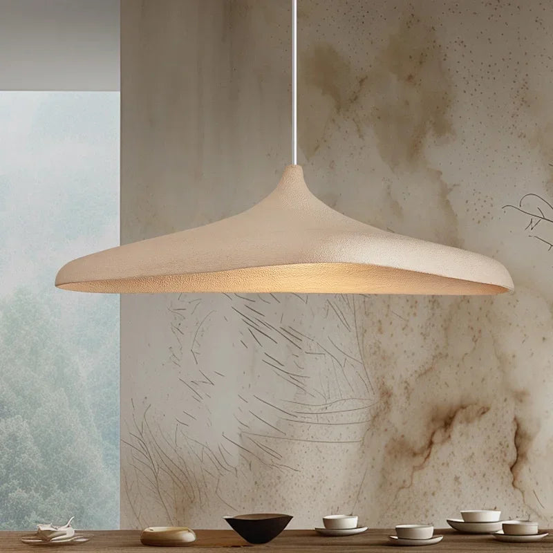 Japan Wabi Sabi Led Pendant Lights Dining Room Luxury E27 Ceiling Chandelier Home Decor Lamparas Simple Luminarias Hanging Lamp