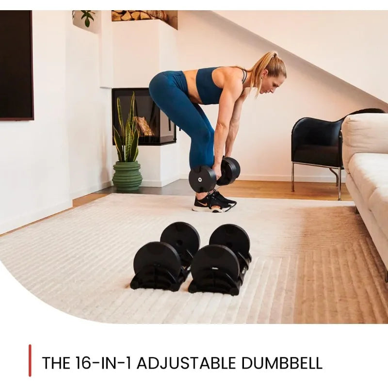 Adjustable Dumbbells 5-80 lbs: Replace 16 Sets, Ideal for Home Gym Weight Bench & Press