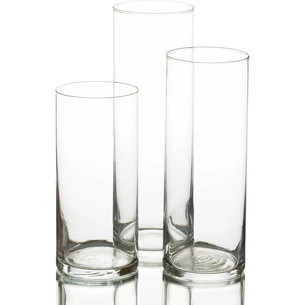 Eastland Cylinder Vases and White Richland Floating Candles