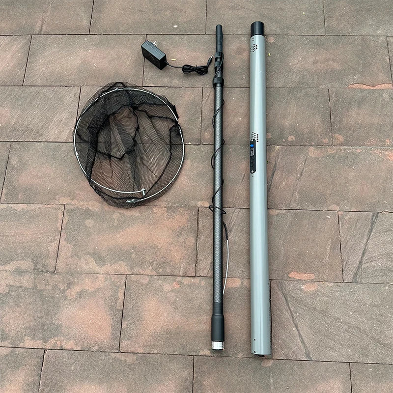 Customized Ultralight Carbon Pole Foldable 4m Fishing Tackle Portable Telescopic Landing Net