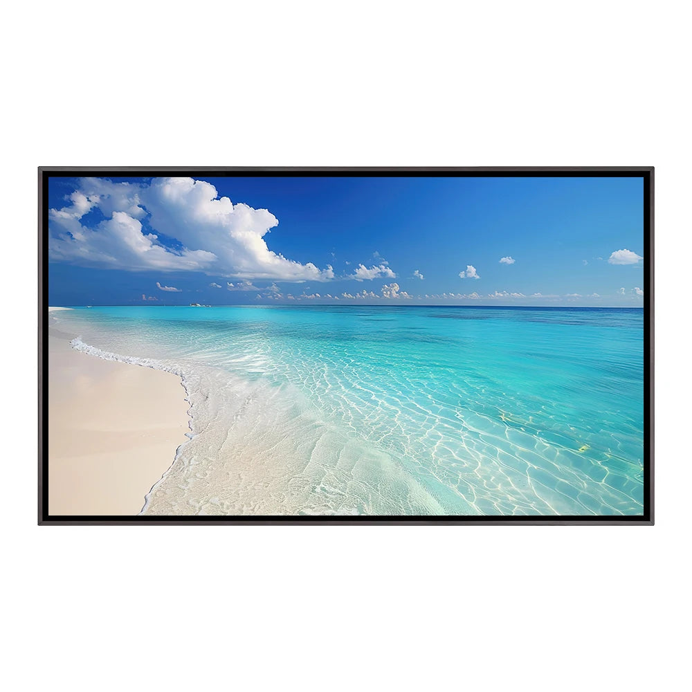 Ultra-Thin Smart TV Explosion-Proof Tempered Glass Screen Multi-Language Animation Graphics Display For Shopping Mall Use SDK