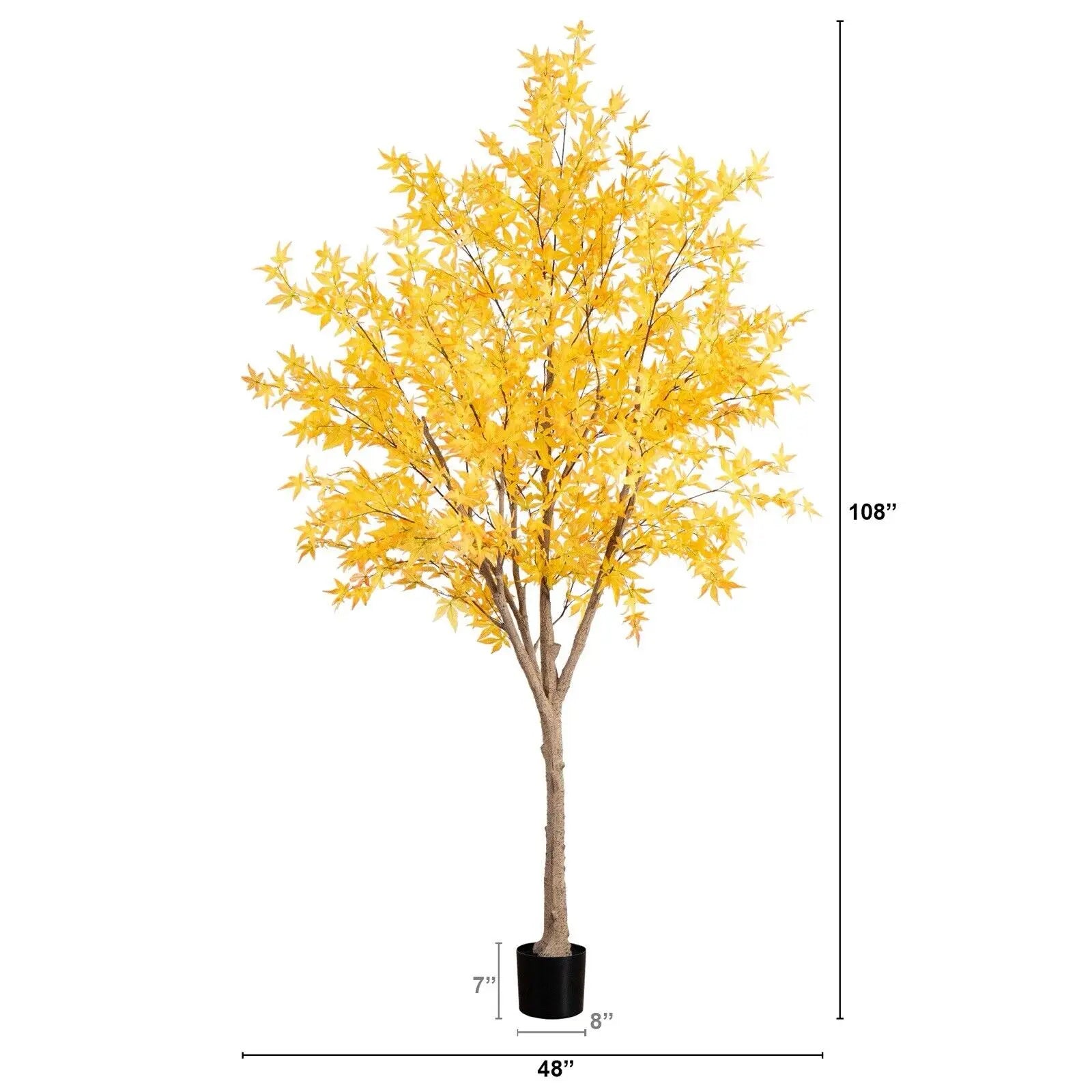 9’ Autumn Maple Artificial Fall Tree Home Decor. Retail $499