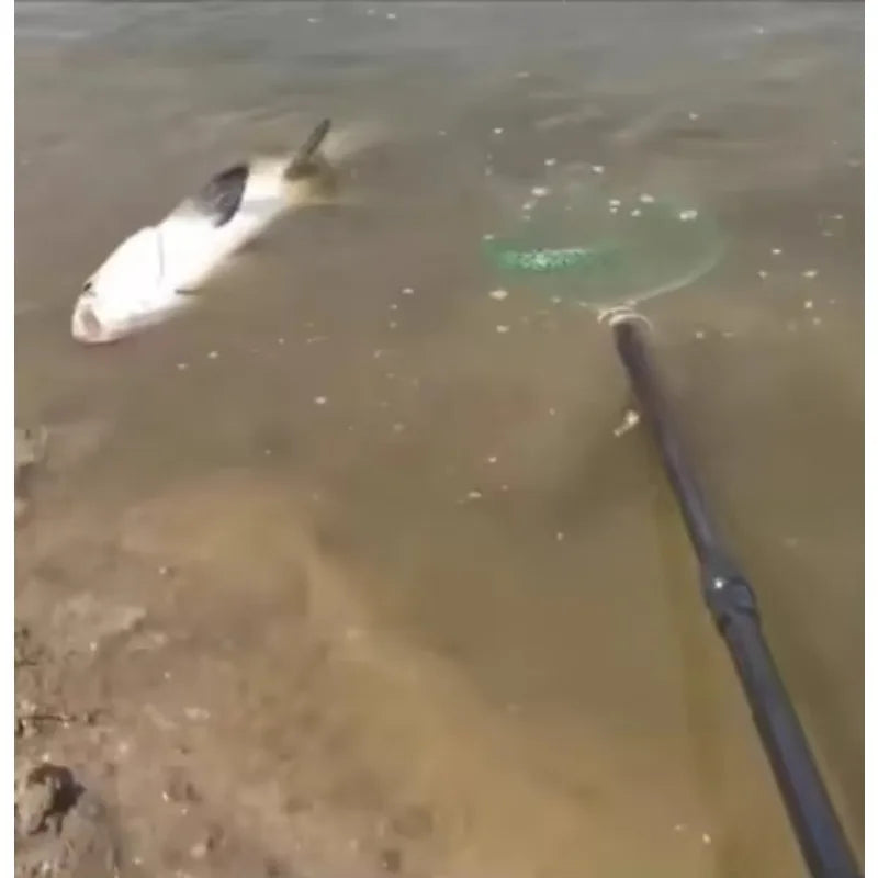 4.2 meters 5000/9000 watts aluminum alloy ultra-light fishing tool electric automatic telescopic fishing net