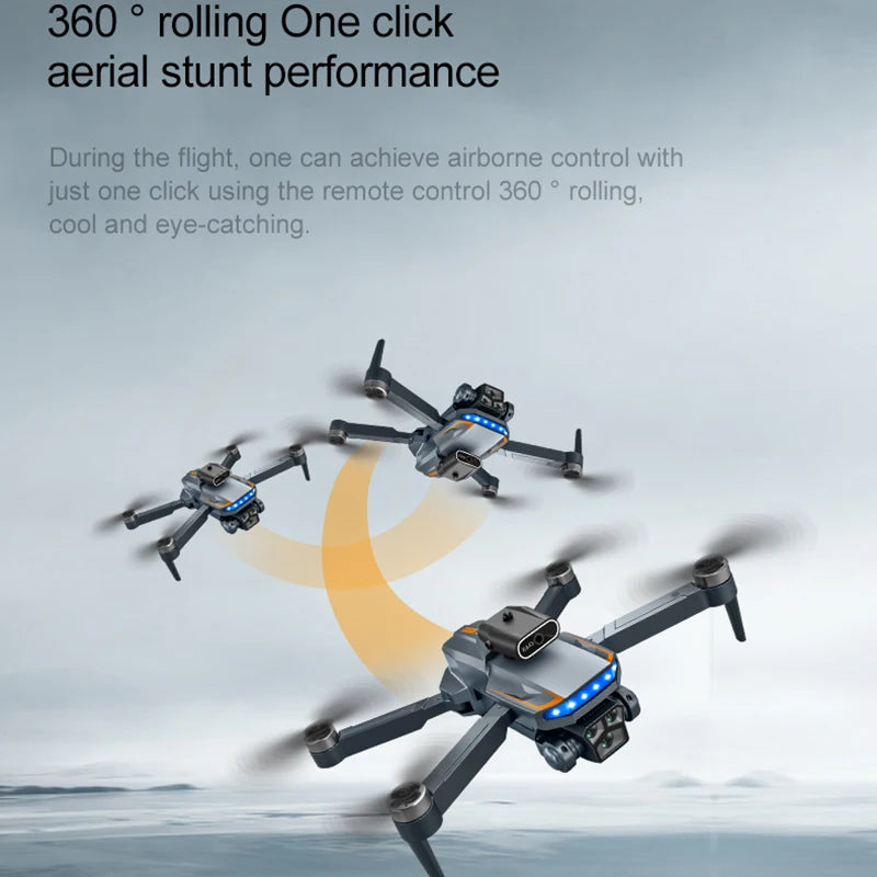 New P18 8K Dual Camera Drone Quadcopter Electronic Obstacle Avoidance Professional Drone Toy Gift For Kids