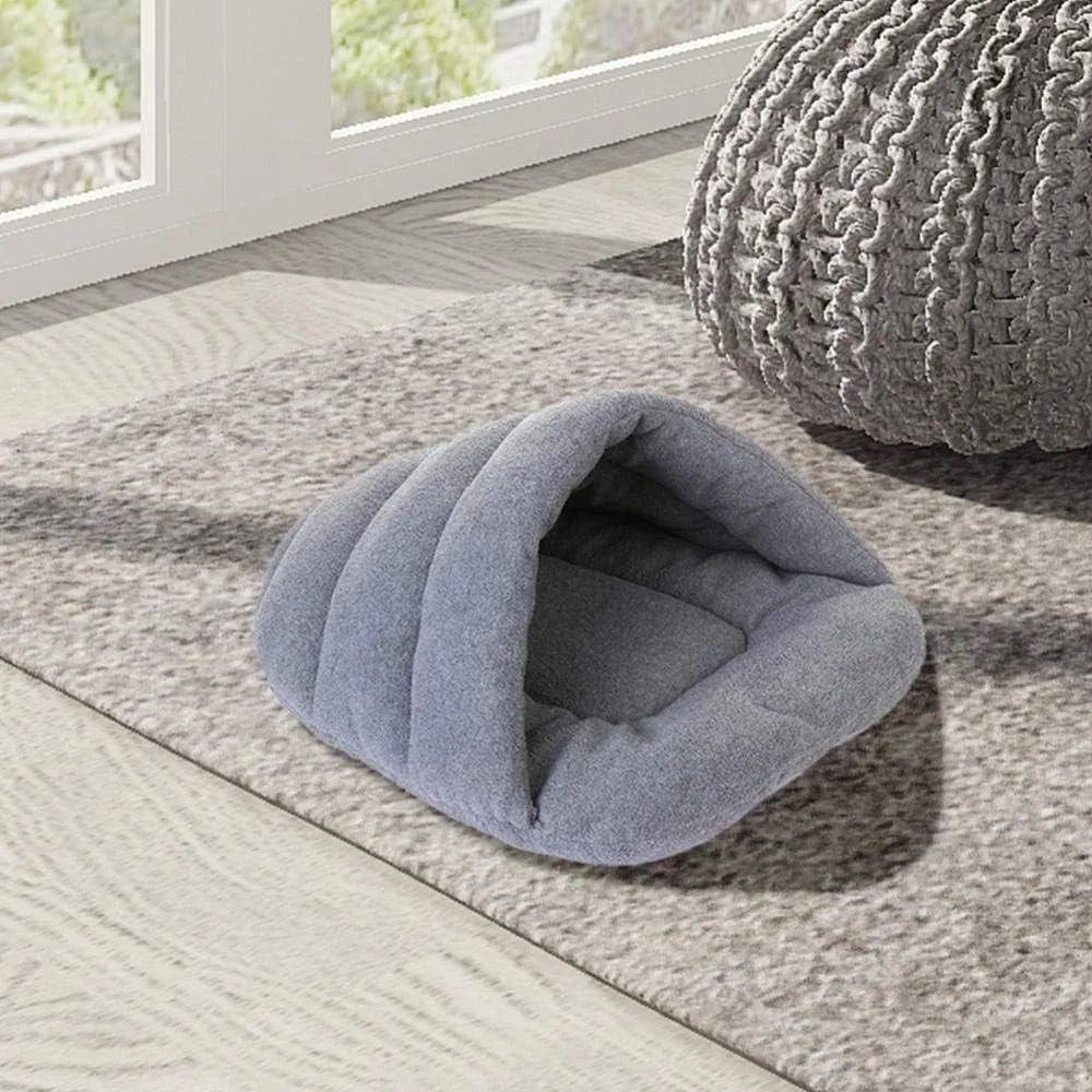Heated Soft Cushion Dog Bed with Warm Sleeping Nest for Cats and Dogs, Large Size, Ideal for Winter Comfort