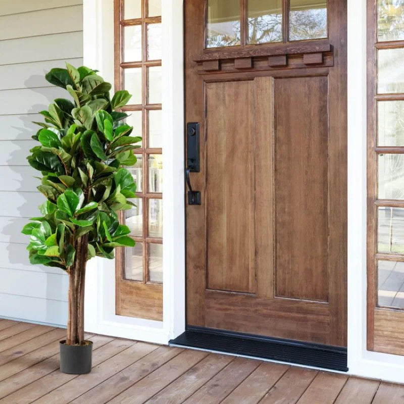 5 Ft Fiddle Leaf Fig Artificial Tree potted plant living room Decorative home decoration Shipping from the USA