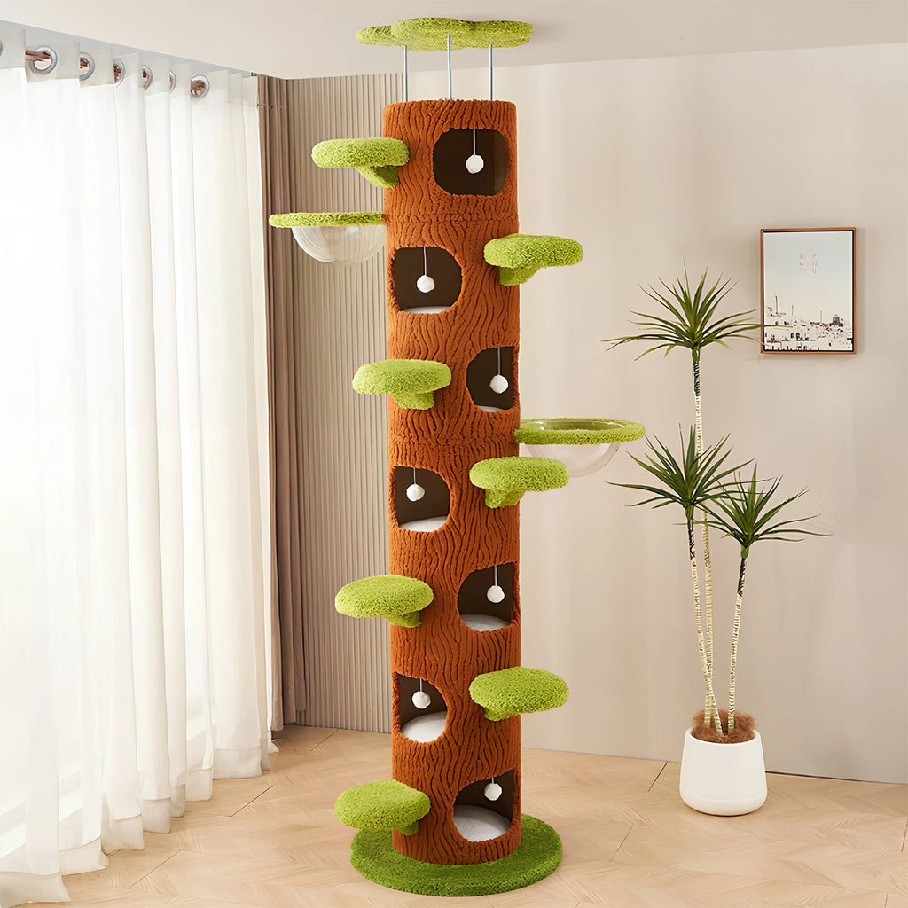 Forest Large Cat Tree with Scratching Post Tall Cat Tree Tower Super Large Cat Tree Tower for Maine Coon Cats