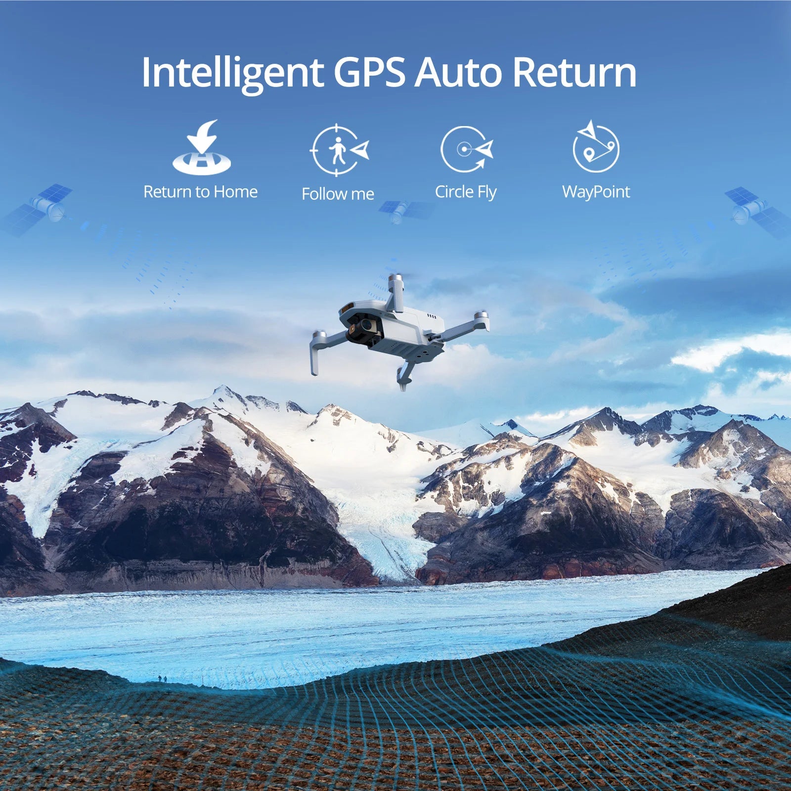 Potensic ATOM SE Single Axis Gimbal 4K GPS Drones Under 249g Max 4-KM for Adults and Beginners