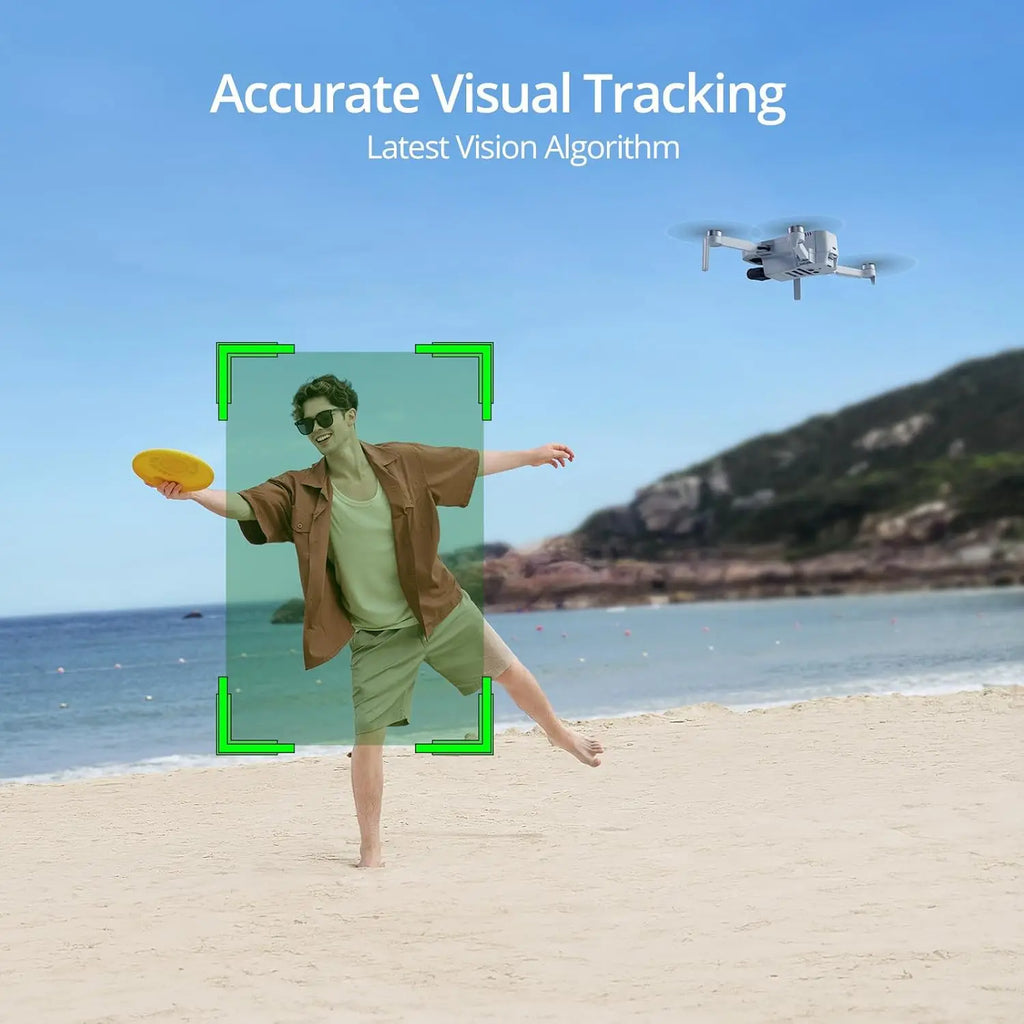 ATOM 3-Axis Gimbal 4K GPS Drone, Under 249g, 96 Mins Flight, Max 6KM Transmission, Visual Tracking, 4K/30FPS QuickShots