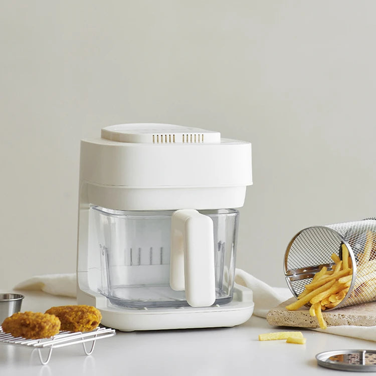 AUX  instant glass box air fryer glass home visualization multi-function smart electric fryer no turn over  air fryers
