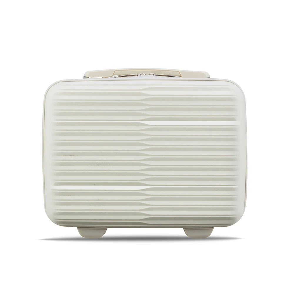 14 Inch Zipper Makeup Box Black/Pink/Blue/White/Red Women/Men Travel Suitcase Luggage Compressive Material