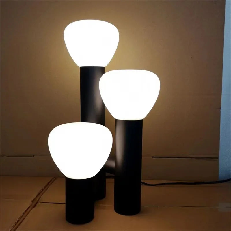 Nordic Floor Lamp Creative Orange Tripod  Standing Lamp Artistic Room Decoration Living Room Simple Lounge Designer Lamp