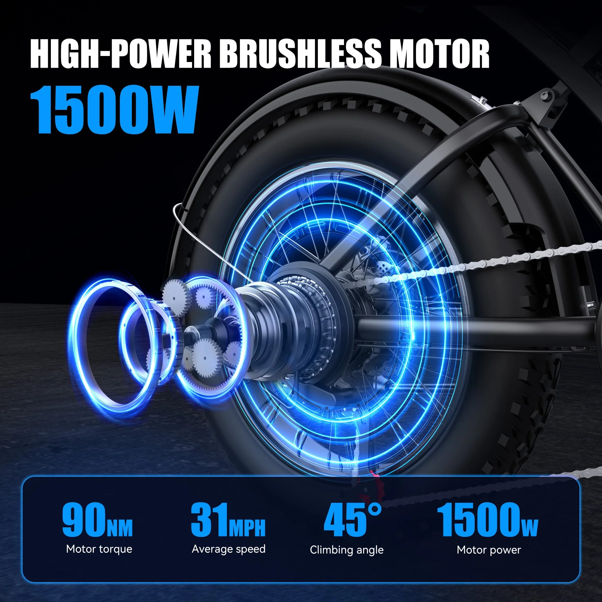 ZorixBike Z6 Retro Electric Bicycle for Adults 1500W 31MPH 48V 23AH  Electric Motorcycle 20" Fat Tire Bike EBike LCD Screen