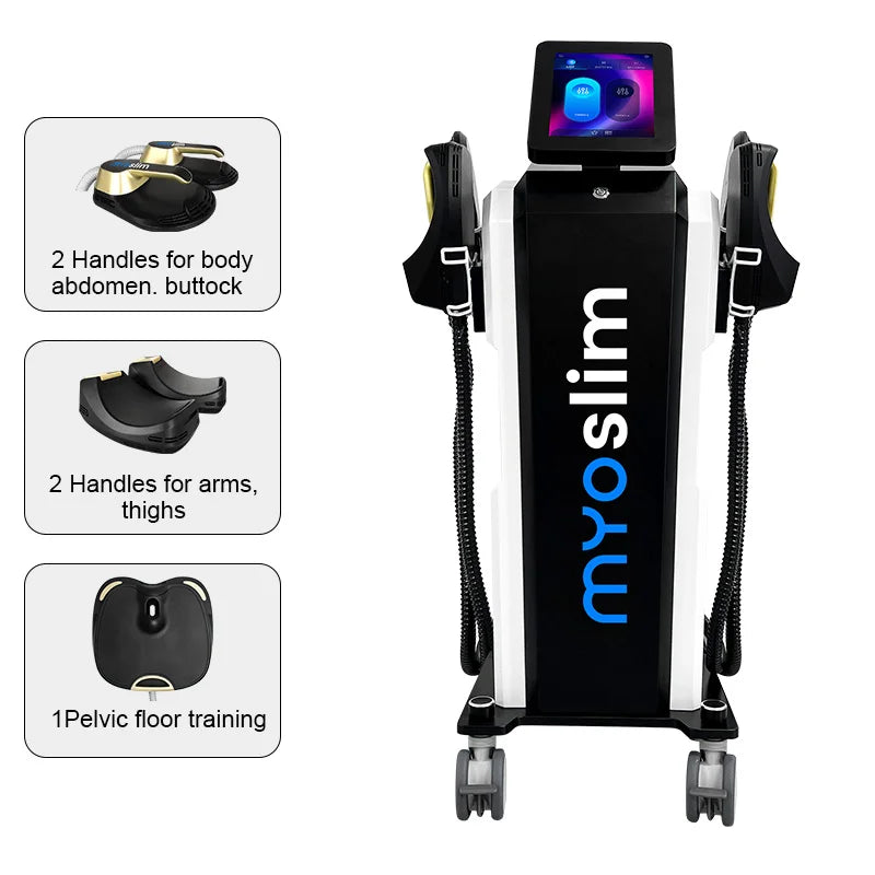 6500W EMS Neo Body Sculpt PRO Ultra 15T HIEMT 200Hz Machine Body Slimming Fat Burning Muscle Stimulation 4 Handles RF