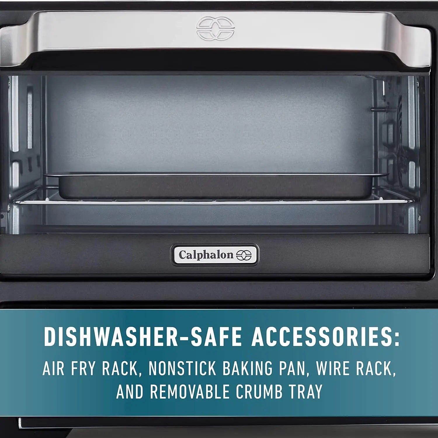 12-in-1 Air Fry Toaster Oven with Dual Zone, Digital Controls, Dark Stainless